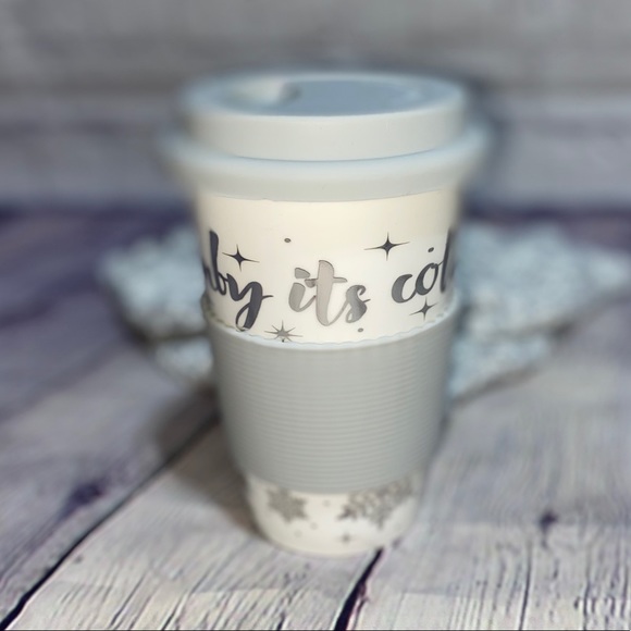 totes Accessories Totes Ceramic Travel Mug Finger Hole Gloves